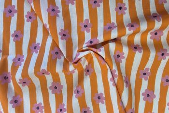 Lady McElroy - Wiggle Bloom - Peach Melba - Cotton Pure Lawn