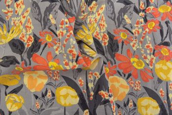Lady McElroy - Sundance Floral - Silver - Cotton Pure Lawn