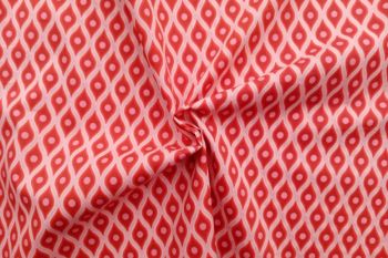 Lady McElroy - Peeking Pink Geometric Teardrop - Cotton Pure Lawn