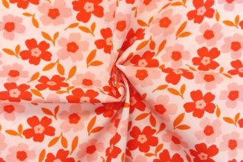 Lady McElroy - Bubblegum & Poppy Meadow - Cotton Pure Lawn