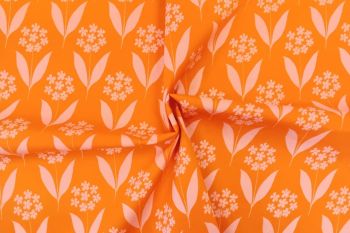 Lady McElroy - Peach & Apricot Allium - Cotton Pure Lawn