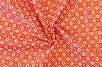 Lady McElroy - Mid-Century Diamond - Orange - Cotton Pure Lawn