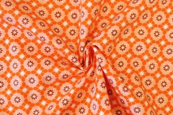 Lady McElroy - Symmetric Meadow - Apricot - Cotton Pure Lawn
