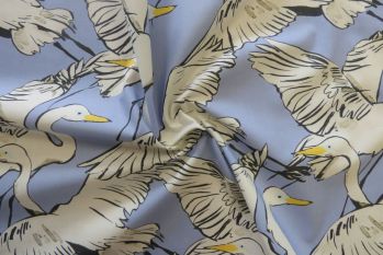 Lady McElroy Wild Goose Chase - Blue - Remnant - 4m