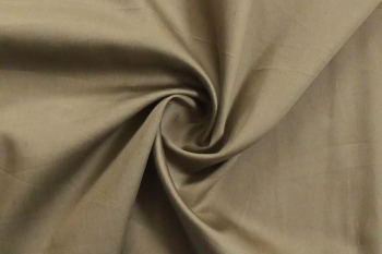 Deadstock Ex Paul Smith Cotton Sateen Lightweight Shirting - Fawn