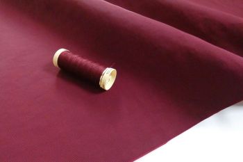 Deadstock Ex Issey Miyake Ribbed Taffeta Style Structured Technical Suiting Plain - Wine