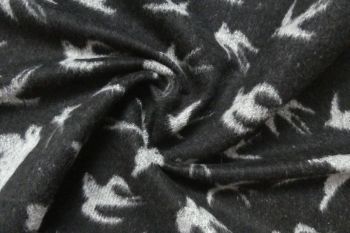 Deadstock Brushed Wool Mix Moufflon Coating - Swallows