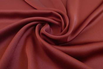 Deadstock Ex Hobbs Soft Liquid Satin With Hammered Finish - Dark Russet