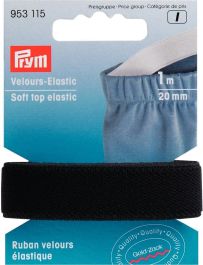 Prym Nastro Elastico Morbido Nero 25 Mm X 1 Metro – Ideale Per Orli, Pantaloni, Pigiami, Reggiseni, Lavabile Fino A 60°